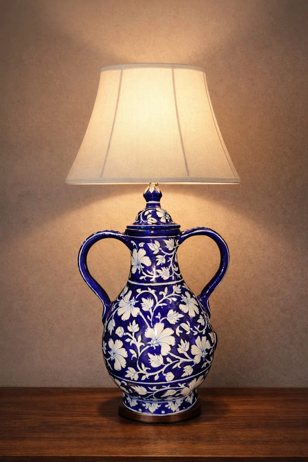 Most selling handmade blue pottery piece 16