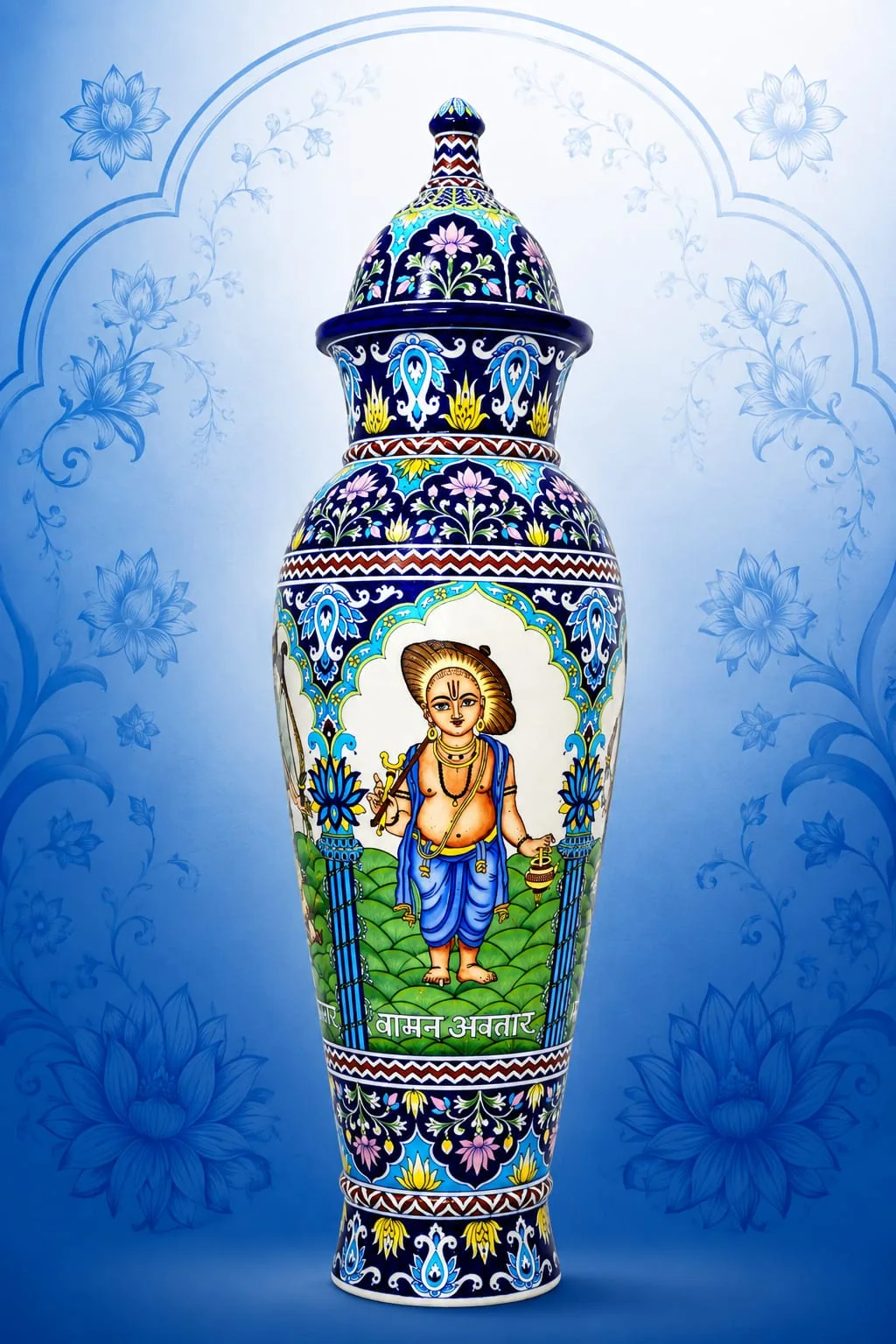 Most selling handmade blue pottery piece 2