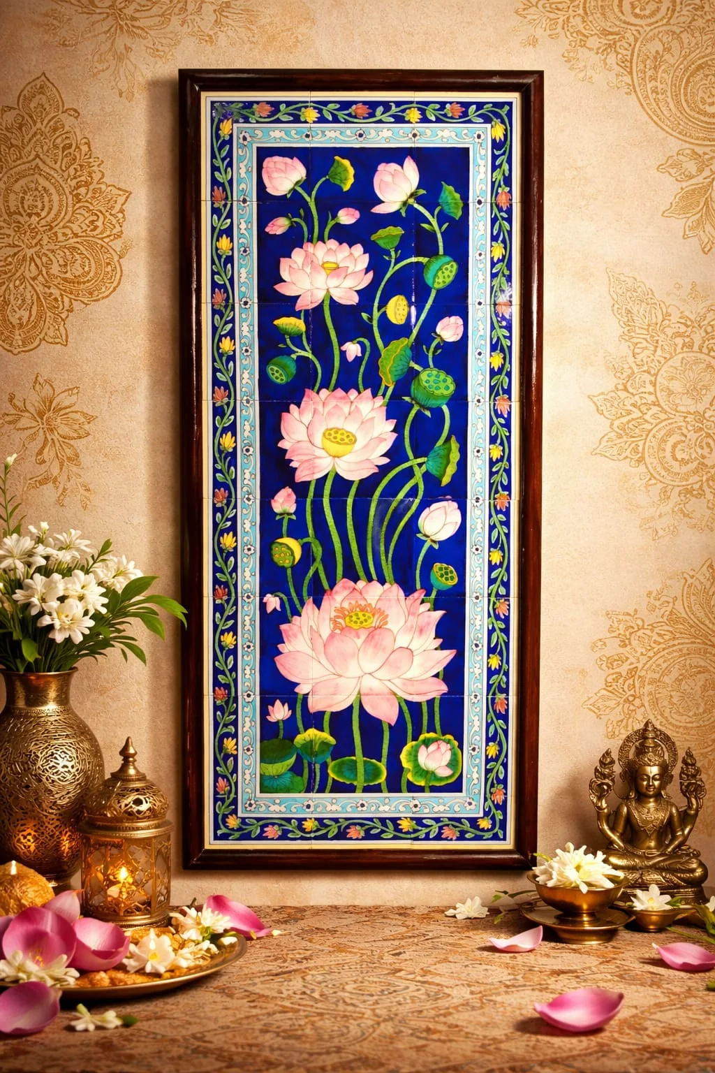 Most selling handmade blue pottery piece 28