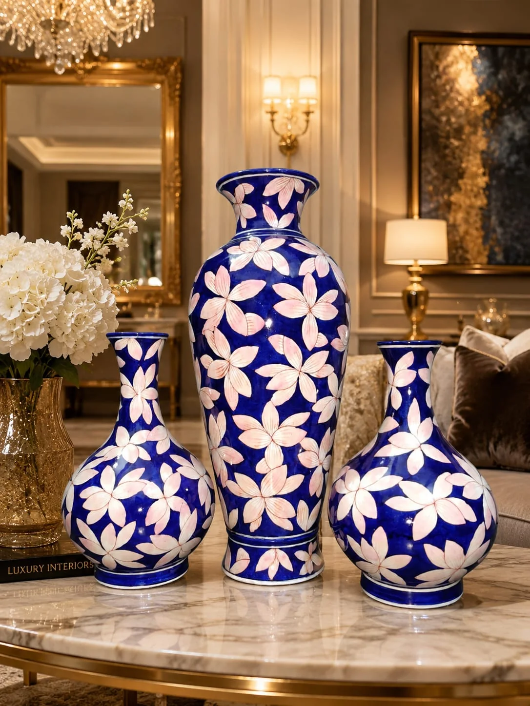 Most selling handmade blue pottery piece 8