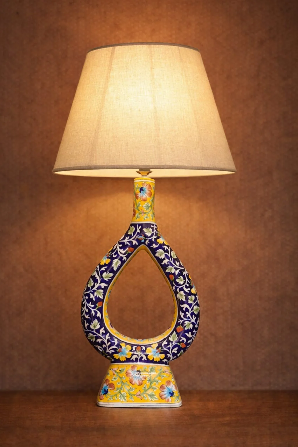 Most selling handmade blue pottery piece 17